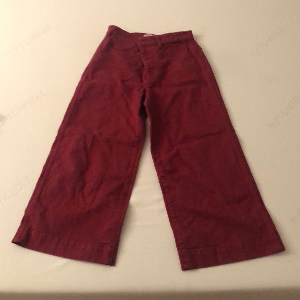 Madewell red Emmett pants